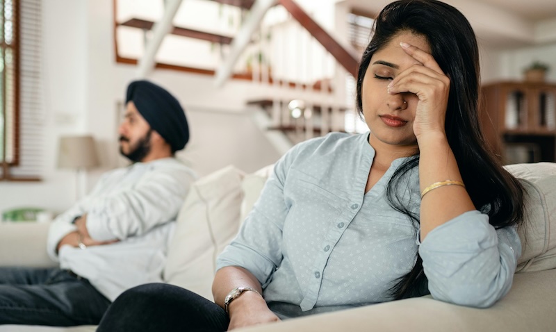 woman trying to cope with a passive-aggressive partner